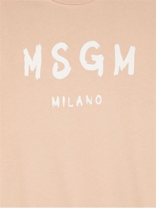 Felpa bambina girocollo MSGM KIDS | F4MSJUSW291015